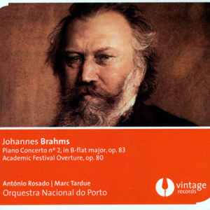 António Rosado, Orquestra Nacional do Porto, Marc Tardue - Johannes Brahms: Concerto N.1 Op.15 / Variações Sobre Um Tema de Haydn Op.56 ‎(CD) Vintage Records, Porto 4100002 2003